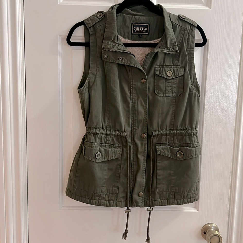 C’ESTTOI lined vest, size S